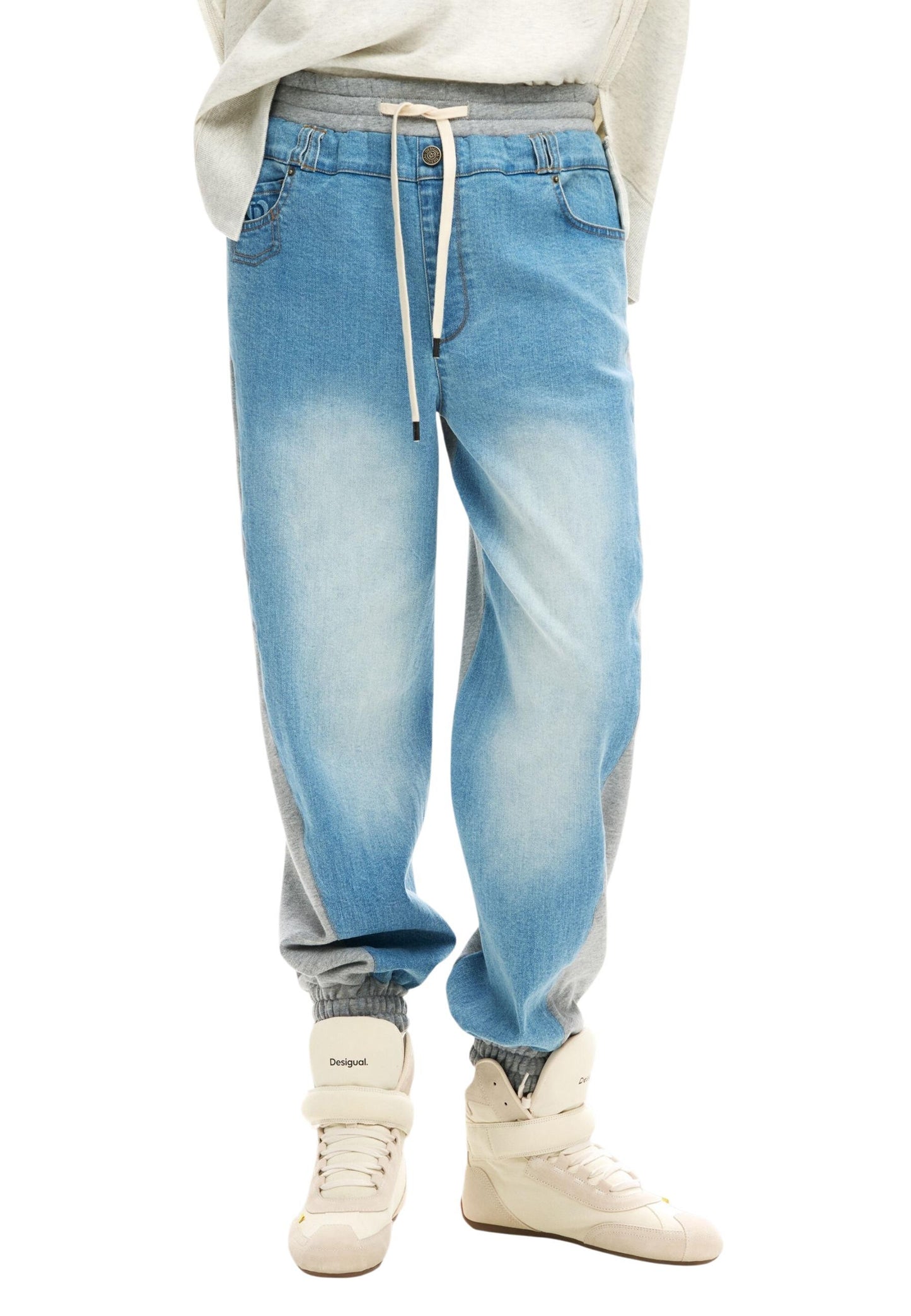 Desigual Jeans Donna Desigual 26SWDD42 light blue  light blue