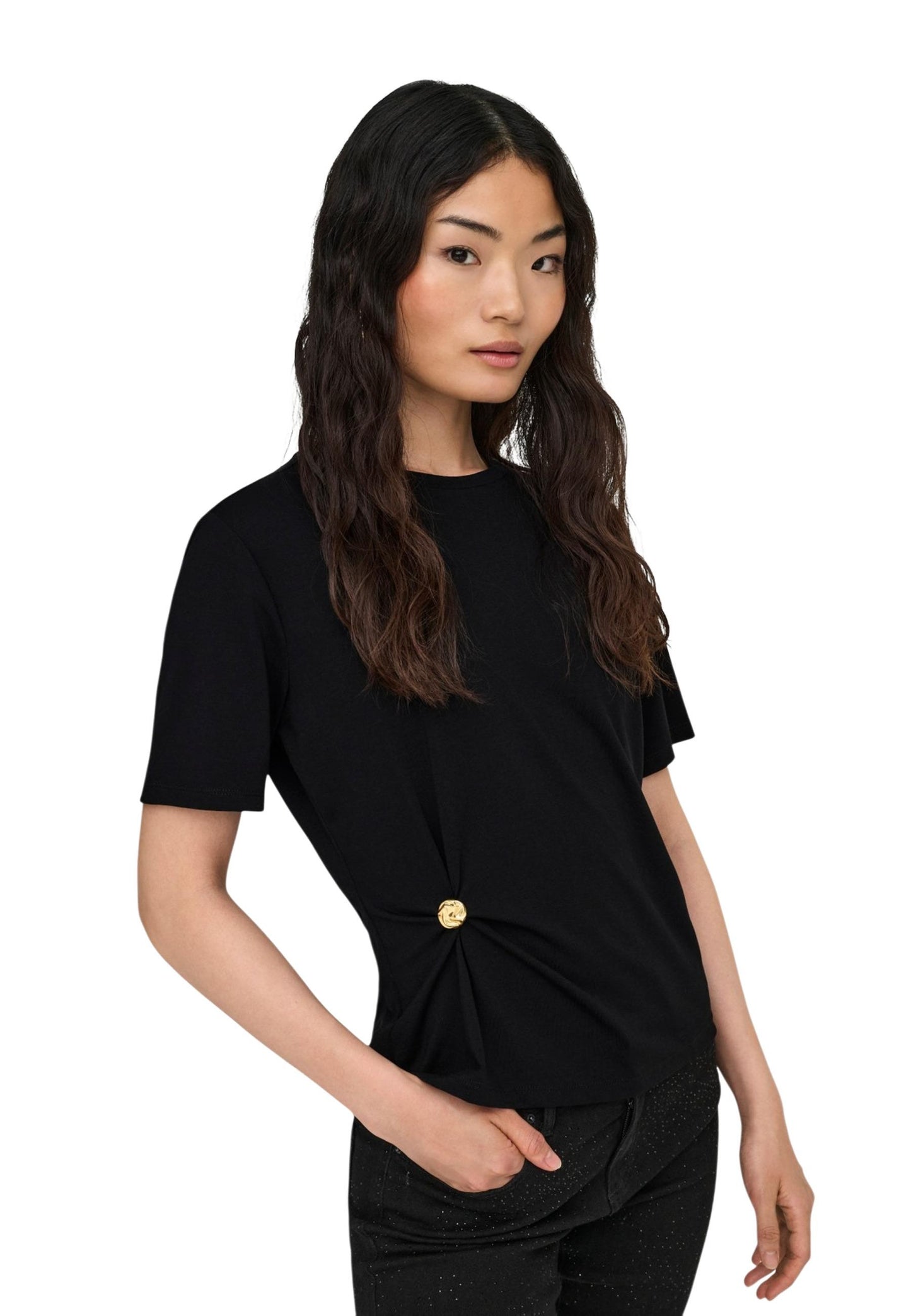 Only T-Shirt Donna Only 15368591 black  black