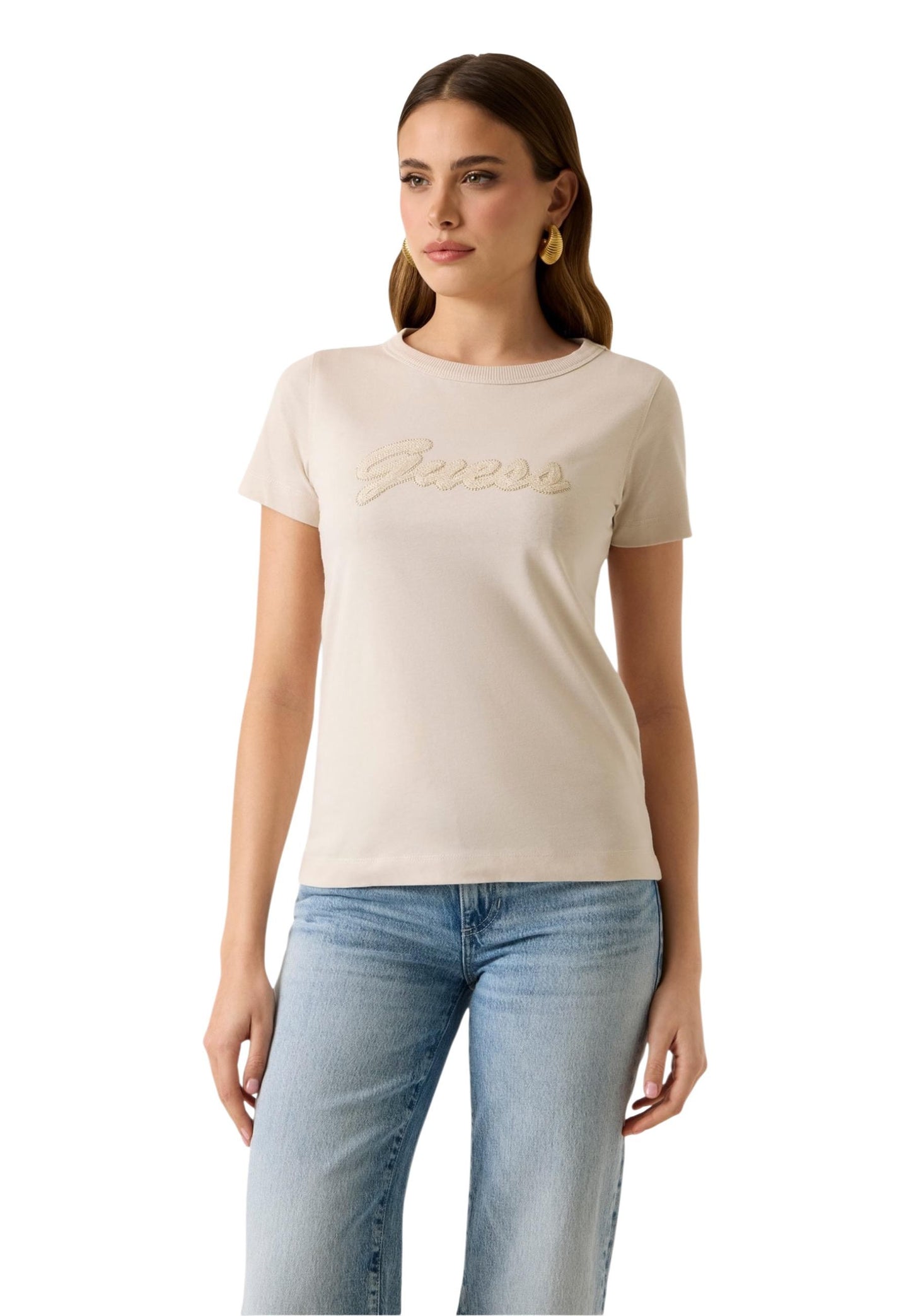 Guess T-Shirt Donna Guess W6GI08 K3023 beige  beige