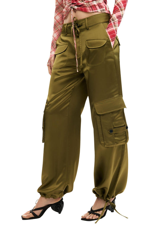 Desigual Pantaloni Donna Desigual 26SWPW48 green  green