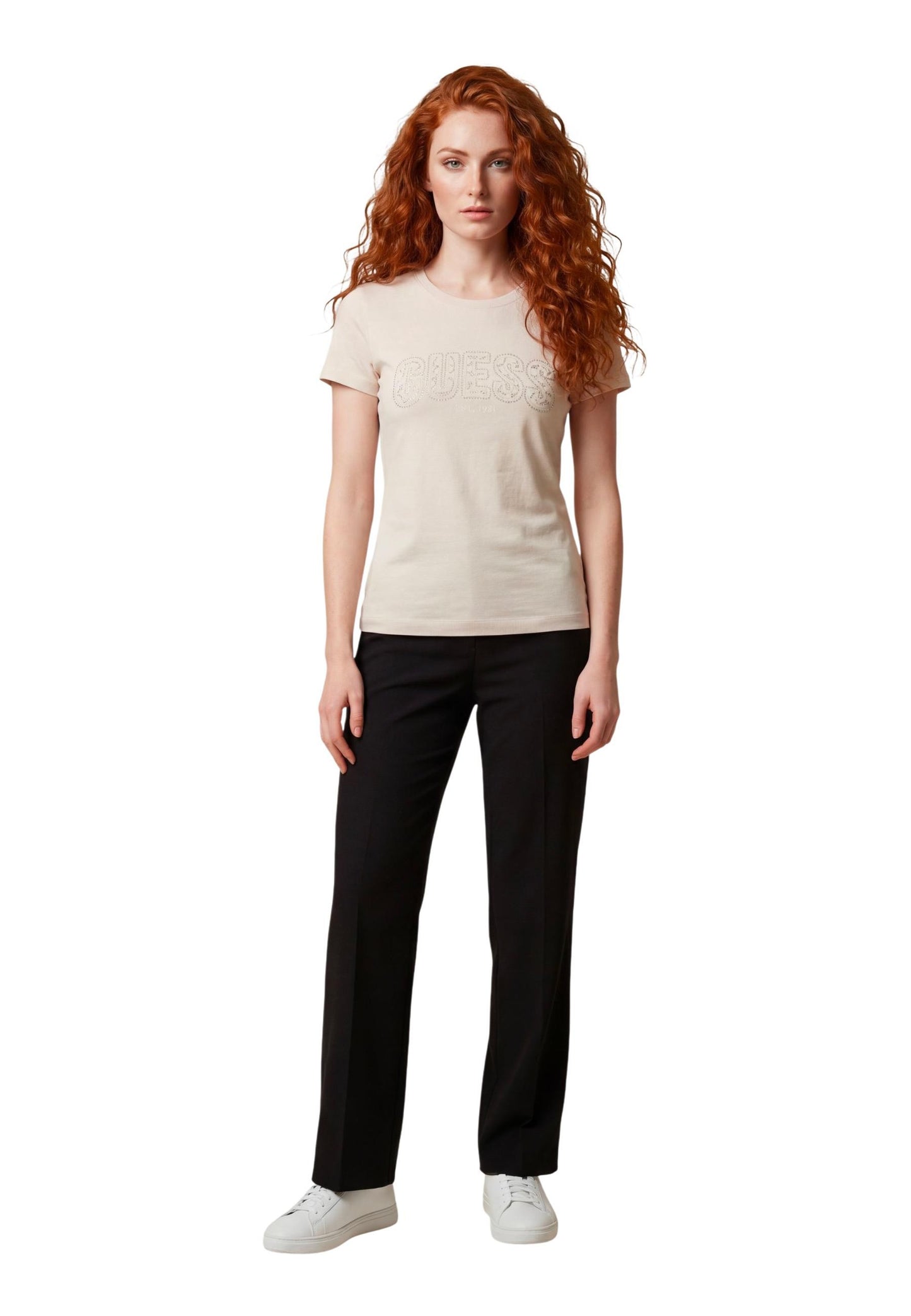Guess T-Shirt Donna Guess W5GI04 J1314 beige  beige