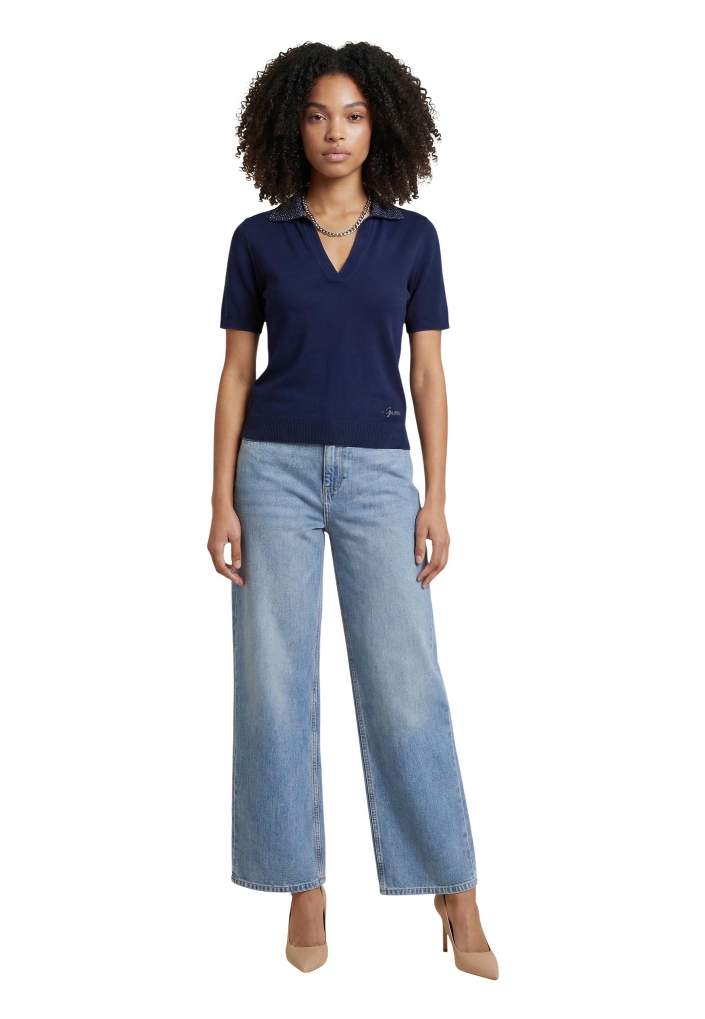 Guess Polo Donna Guess W6GR03 Z0583 blue  blue
