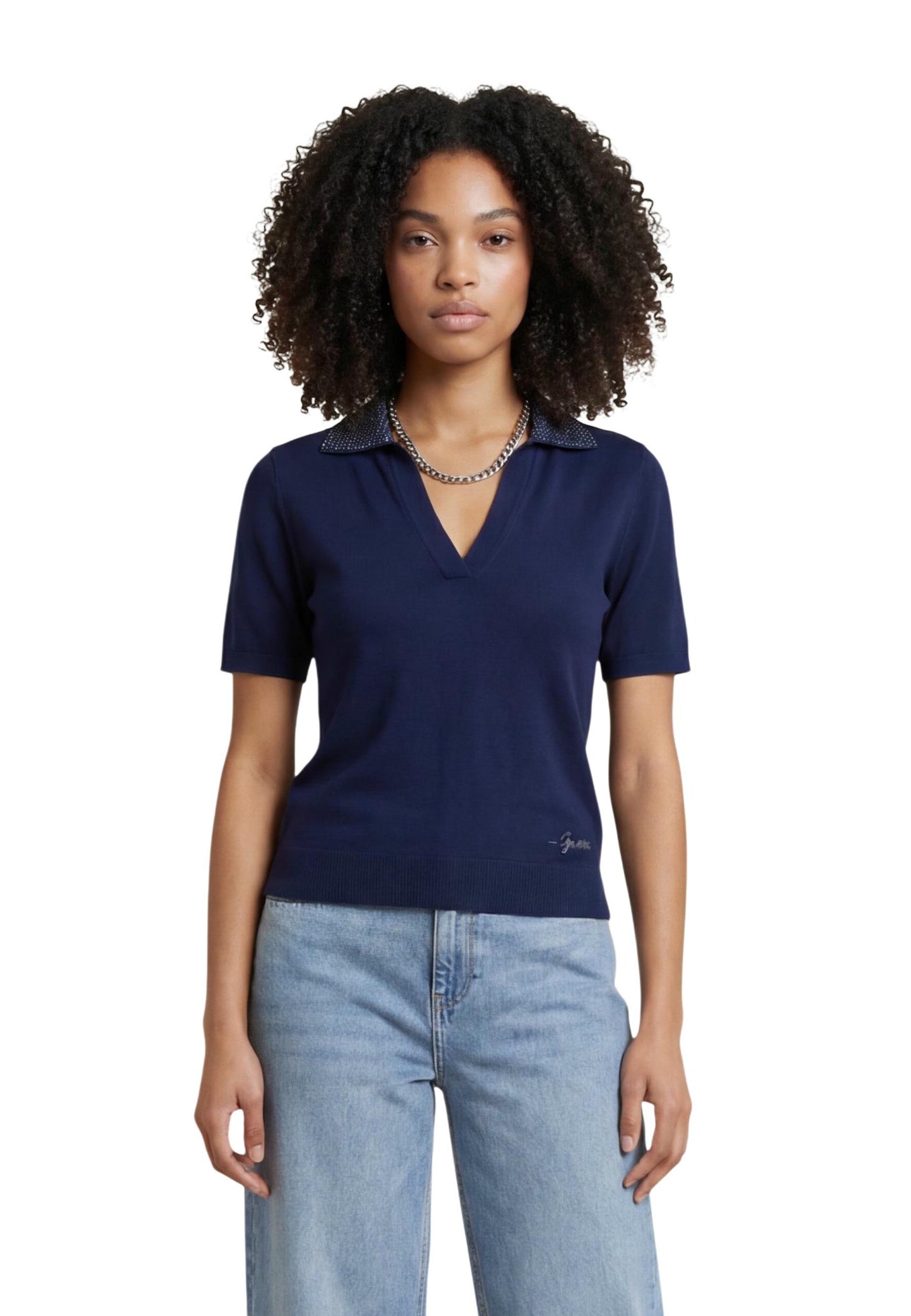 Guess Polo Donna Guess W6GR03 Z0583 blue  blue
