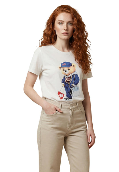 Only T-Shirt Donna Only 15369945 beige  beige