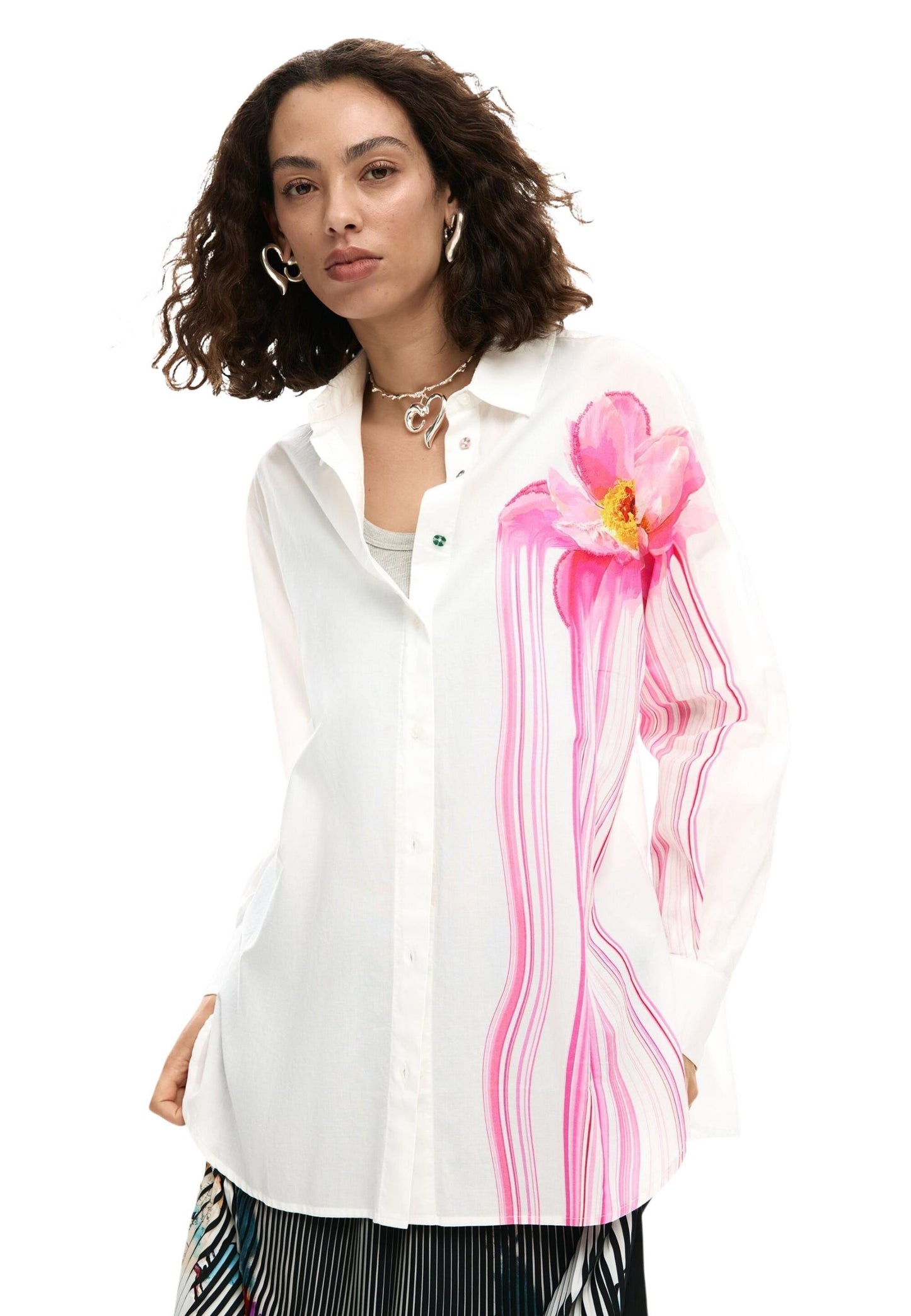 Desigual Camicia Donna Desigual 26SWCW18 white  white