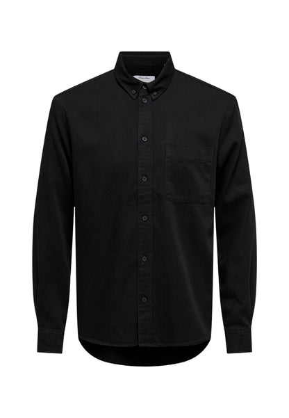 Only & Sons Camicia Uomo Only & Sons 22036600 black  black