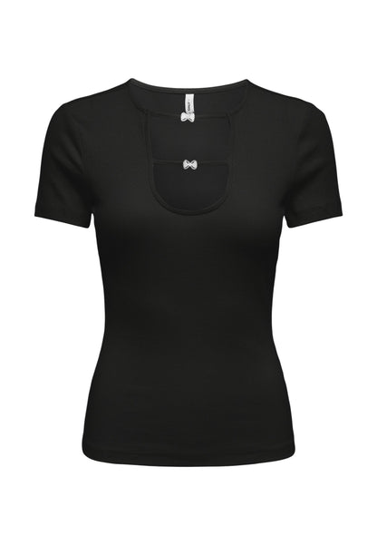 Only T-Shirt Donna Only 15369287 black  black