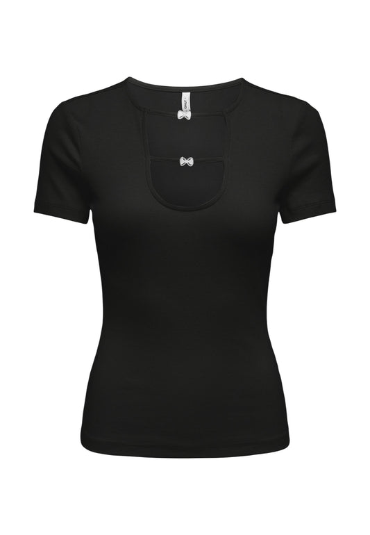 Only T-Shirt Donna Only 15369287 black  black