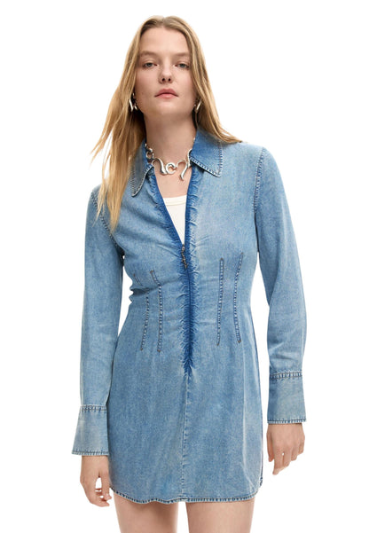 Desigual Abito Donna Desigual 26SWVD03 light blue  light blue