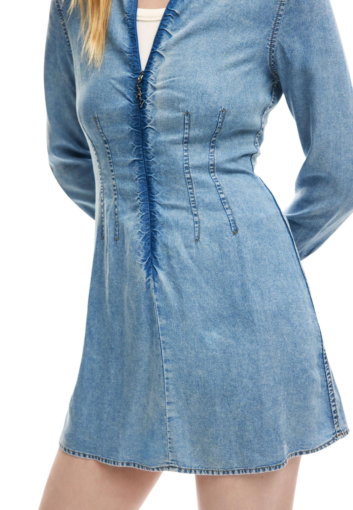 Desigual Abito Donna Desigual 26SWVD03 light blue  light blue
