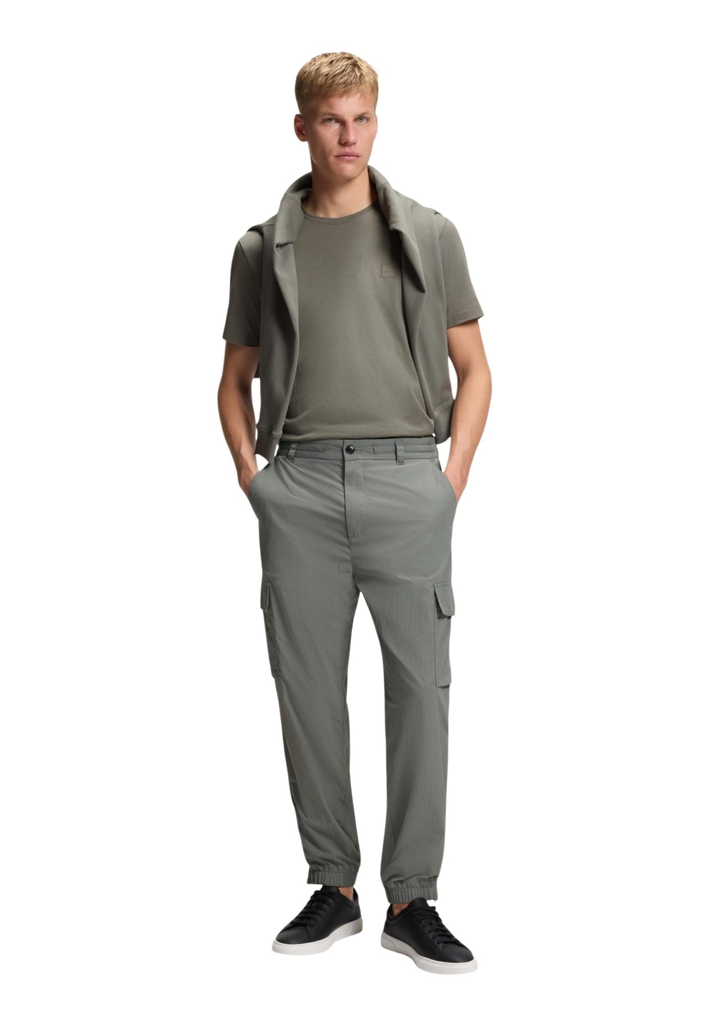 Boss T-Shirt Uomo Boss 50508584 grey  grey