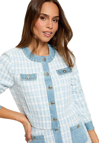 Morgan De Toi Giacca Donna Morgan De Toi 261-VNIKI light blue  light blue