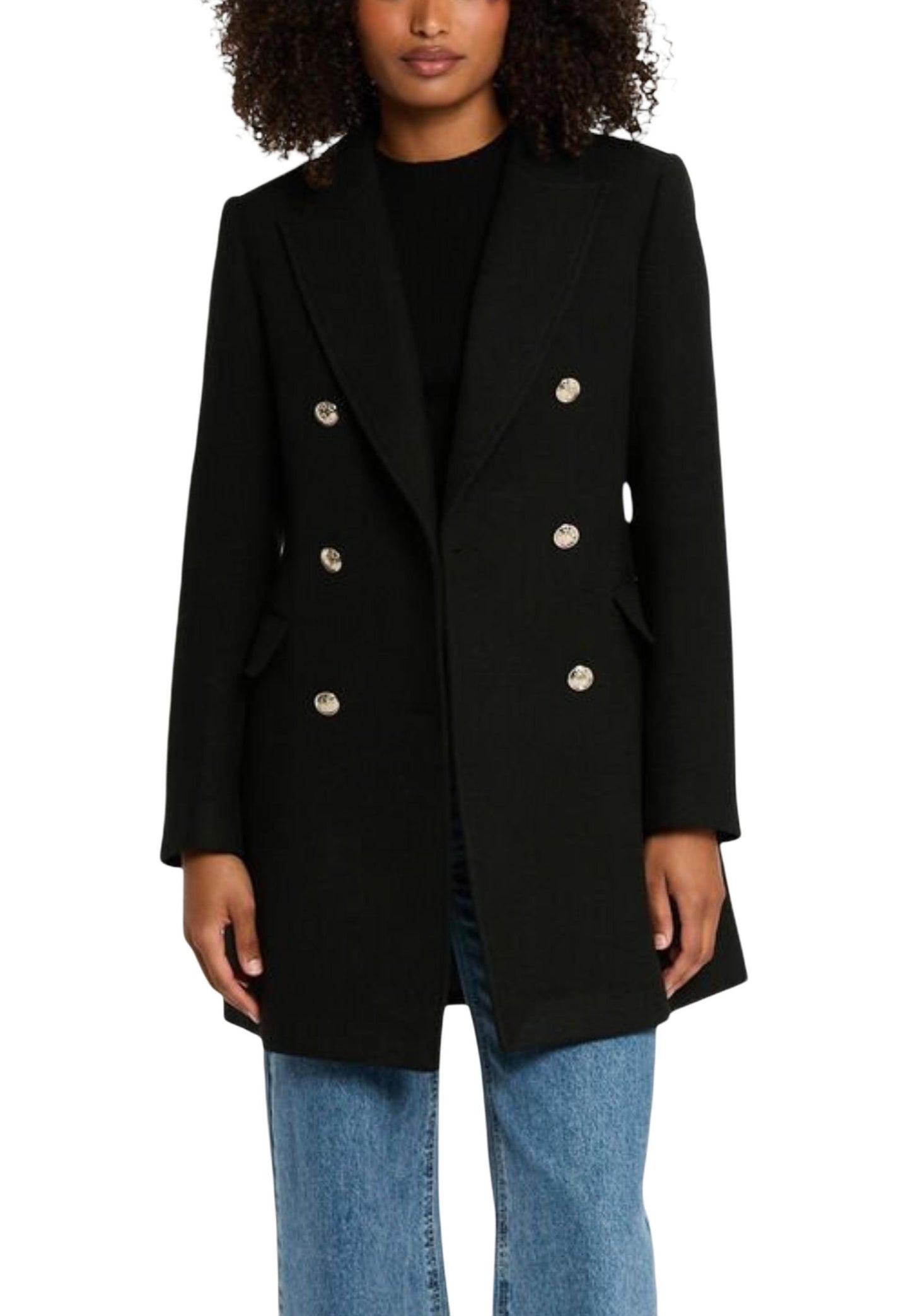 Morgan De Toi Cappotto Donna Morgan De Toi 252-GCHA black  black