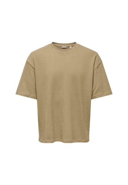 Only & Sons T-Shirt Uomo Only & Sons 22036392 brown  brown