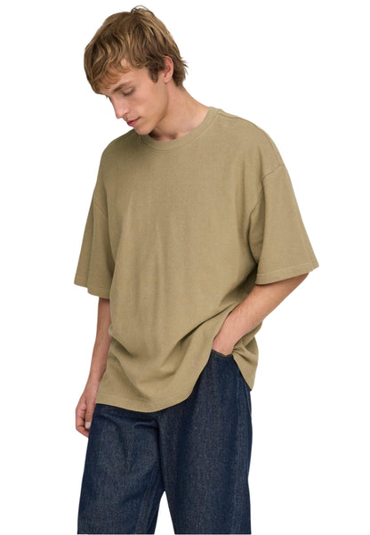 Only & Sons T-Shirt Uomo Only & Sons 22036392 brown  brown