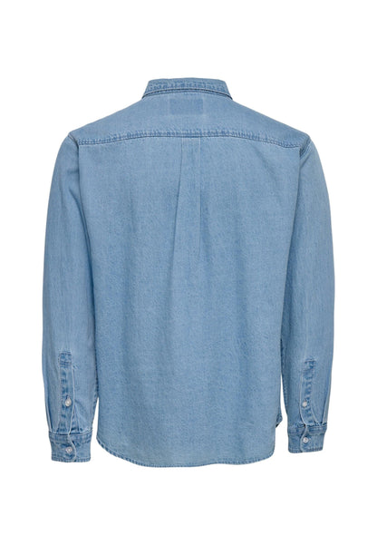 Only & Sons Camicia Uomo Only & Sons 22036600 light blue  light blue