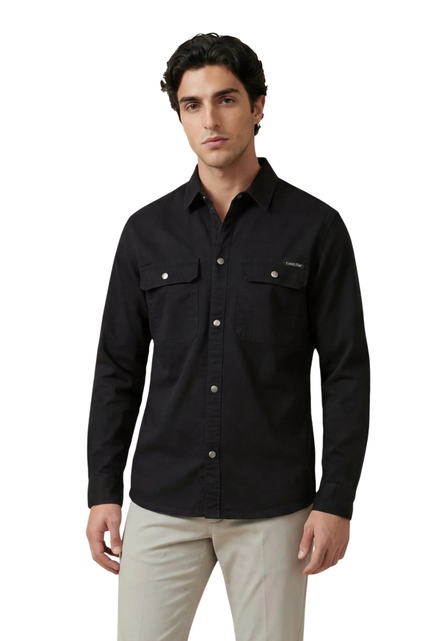 Calvin Klein Jeans Camicia Uomo Calvin Klein Jeans LV04RE103G black  black