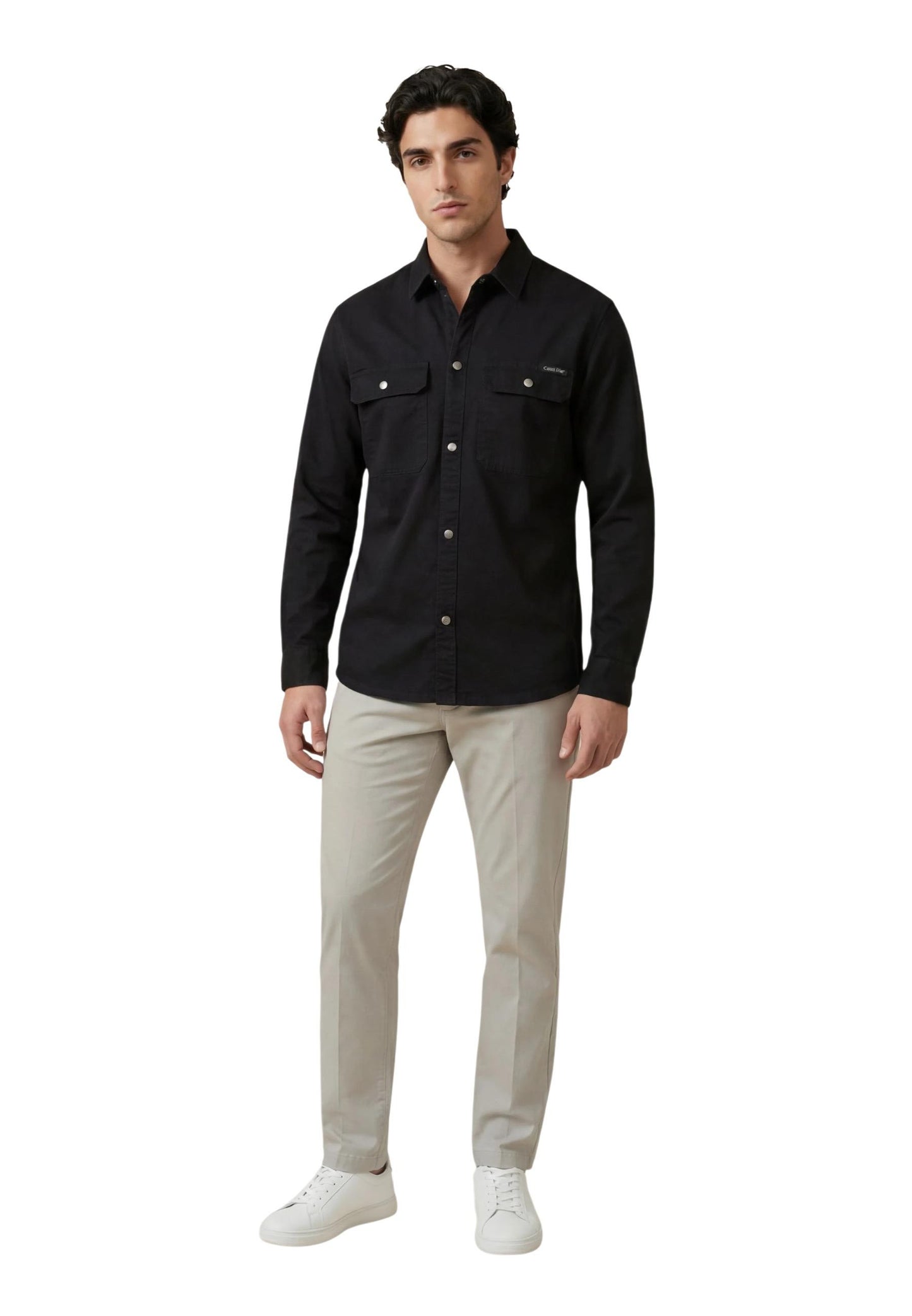 Calvin Klein Jeans Camicia Uomo Calvin Klein Jeans LV04RE103G black  black