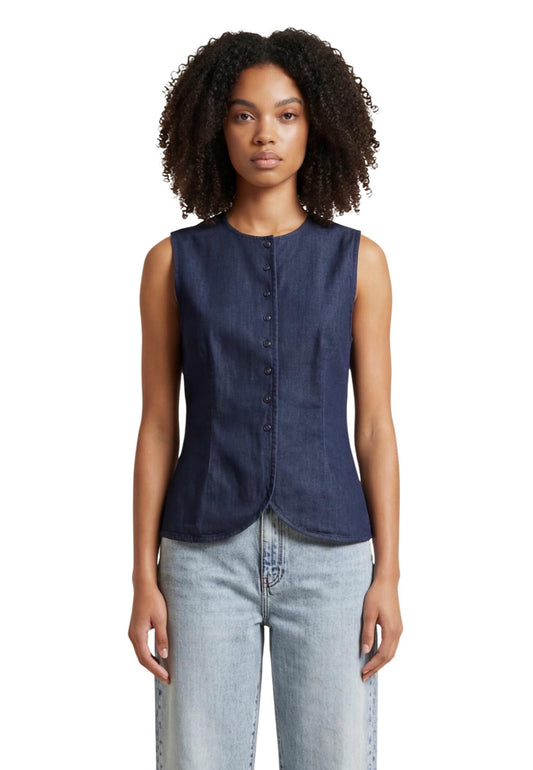 Only Gilet Donna Only 15364571 blue  blue