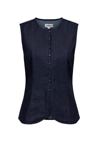 Only Gilet Donna Only 15364571 blue  blue
