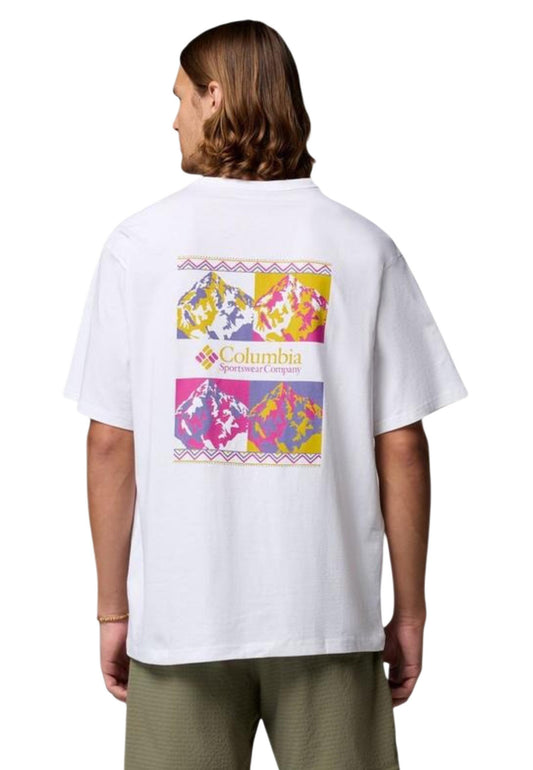Columbia T-Shirt Uomo Columbia 2155061 white  white
