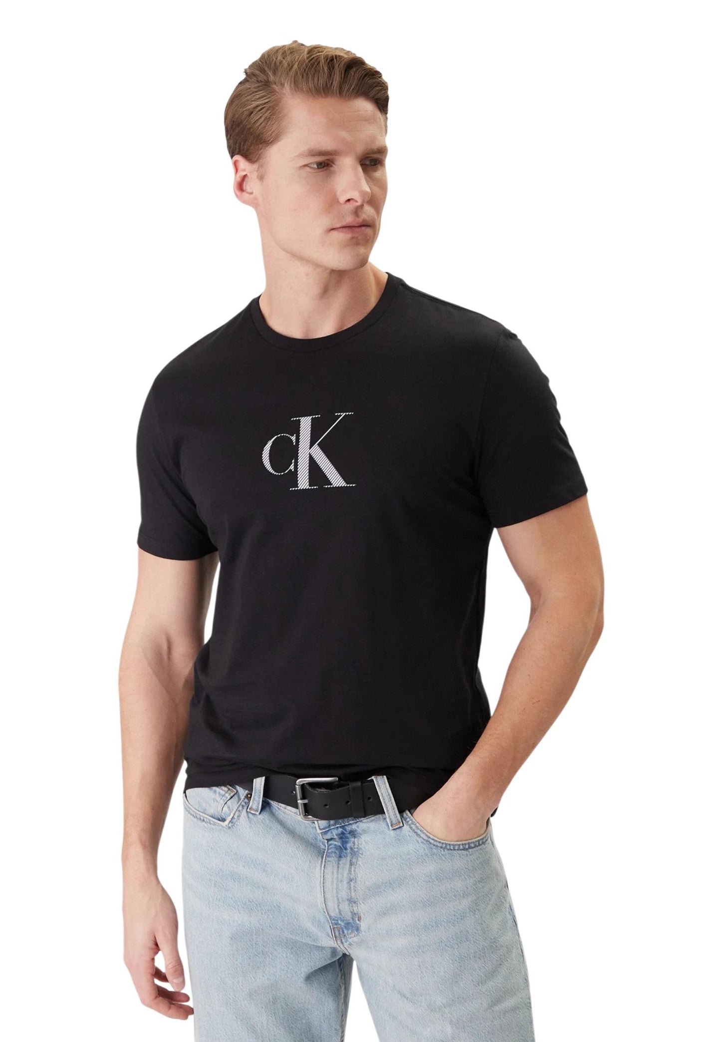 Calvin Klein T-Shirt Uomo Calvin Klein LV04RF853G black  black