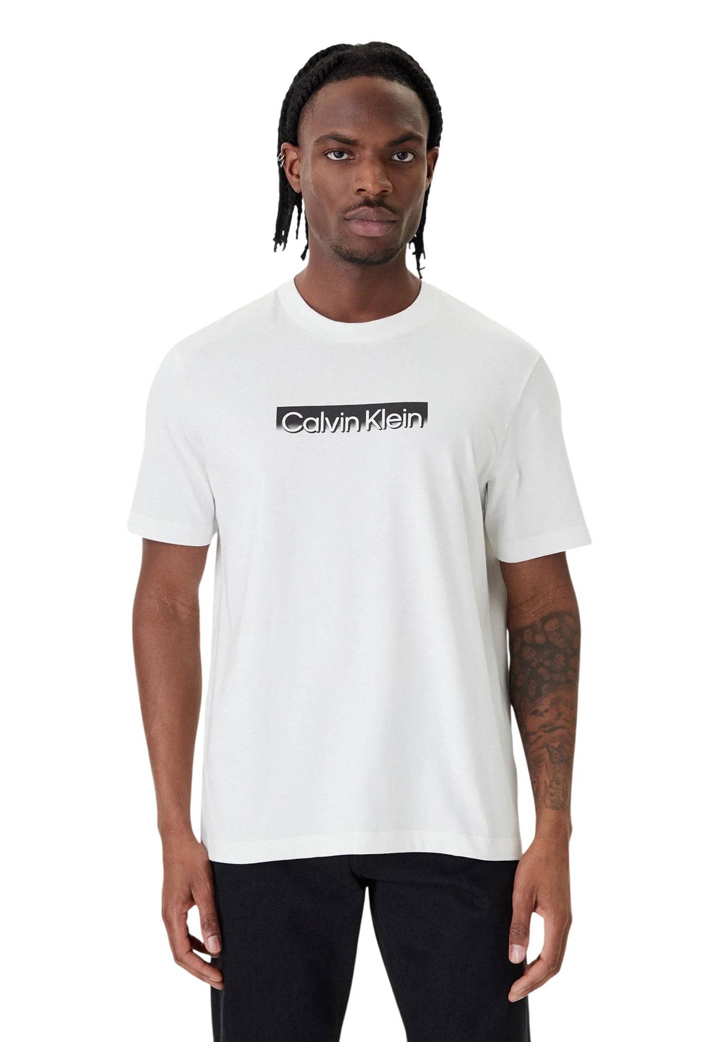 Calvin Klein T-Shirt Uomo Calvin Klein LV04LF812G white  white