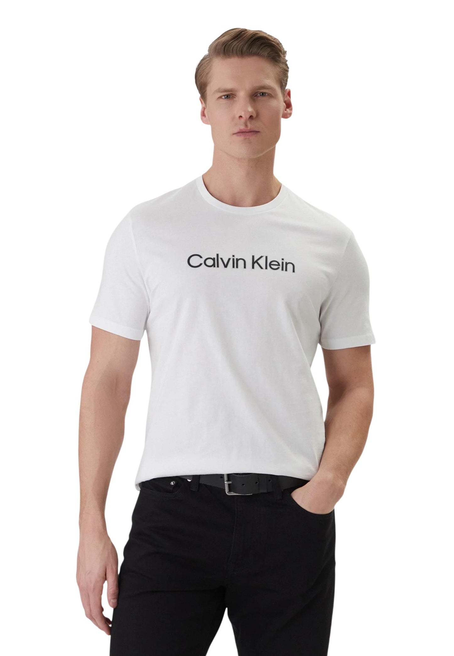 Calvin Klein T-Shirt Uomo Calvin Klein LV04LF809G white  white
