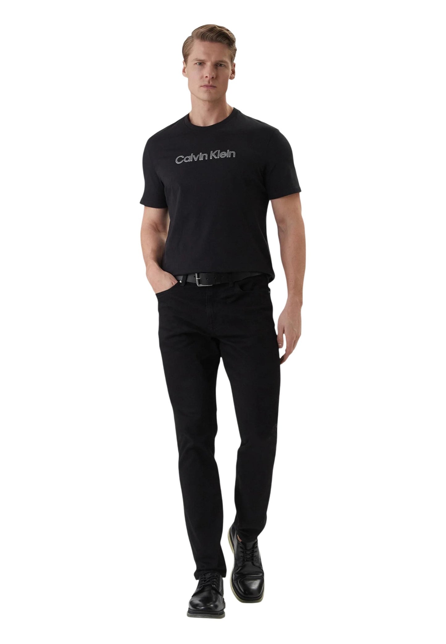 Calvin Klein T-Shirt Uomo Calvin Klein LV04LF809G black  black
