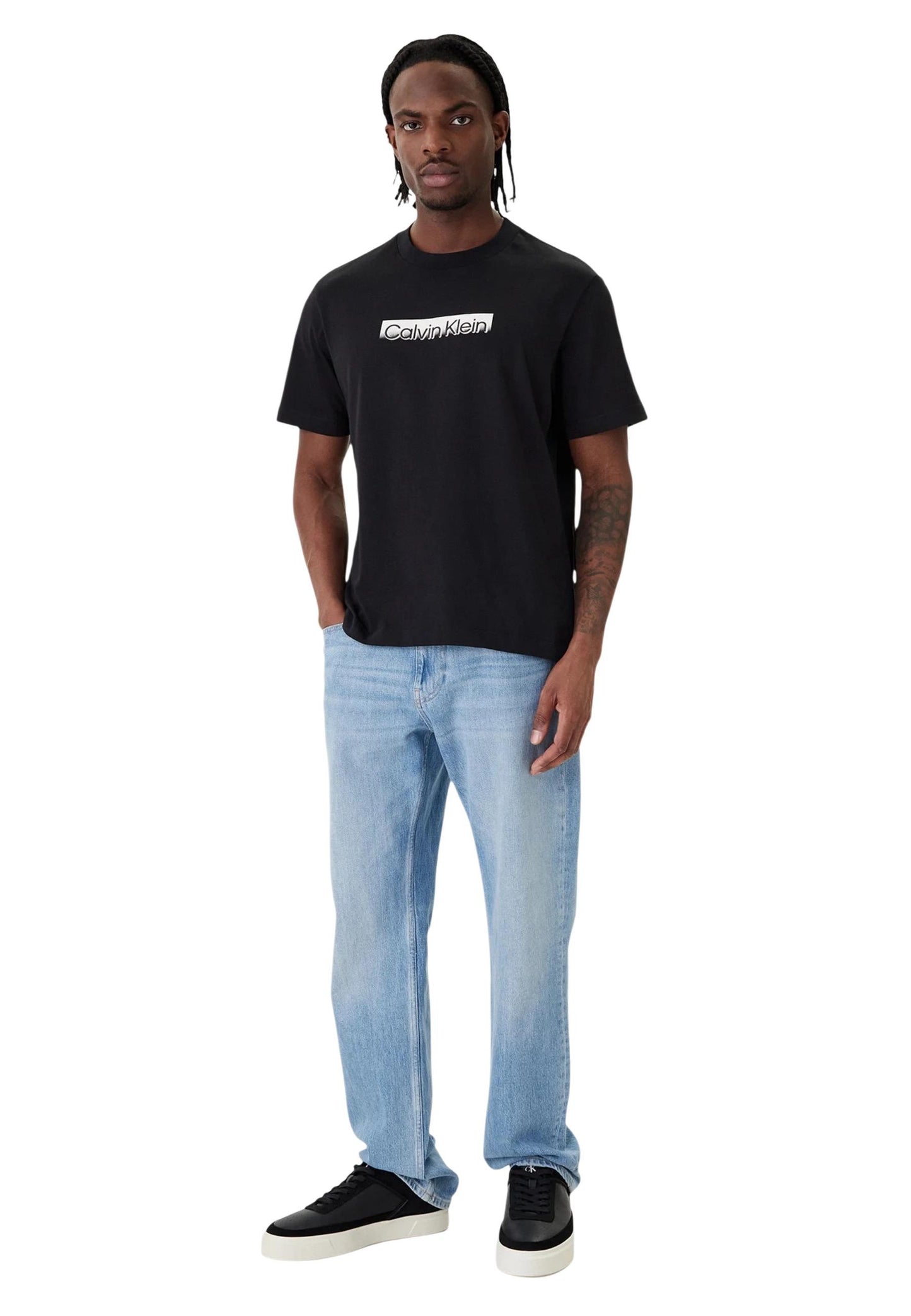 Calvin Klein T-Shirt Uomo Calvin Klein LV04LF812G black  black