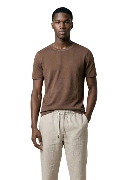 Gianni Lupo T-Shirt Uomo Gianni Lupo GL545S-S26 brown  brown