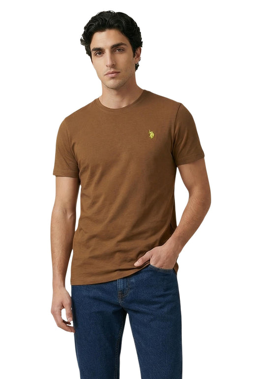 U.s. Polo Assn. T-Shirt Uomo U.S. Polo Assn. US43 154015 brown  brown
