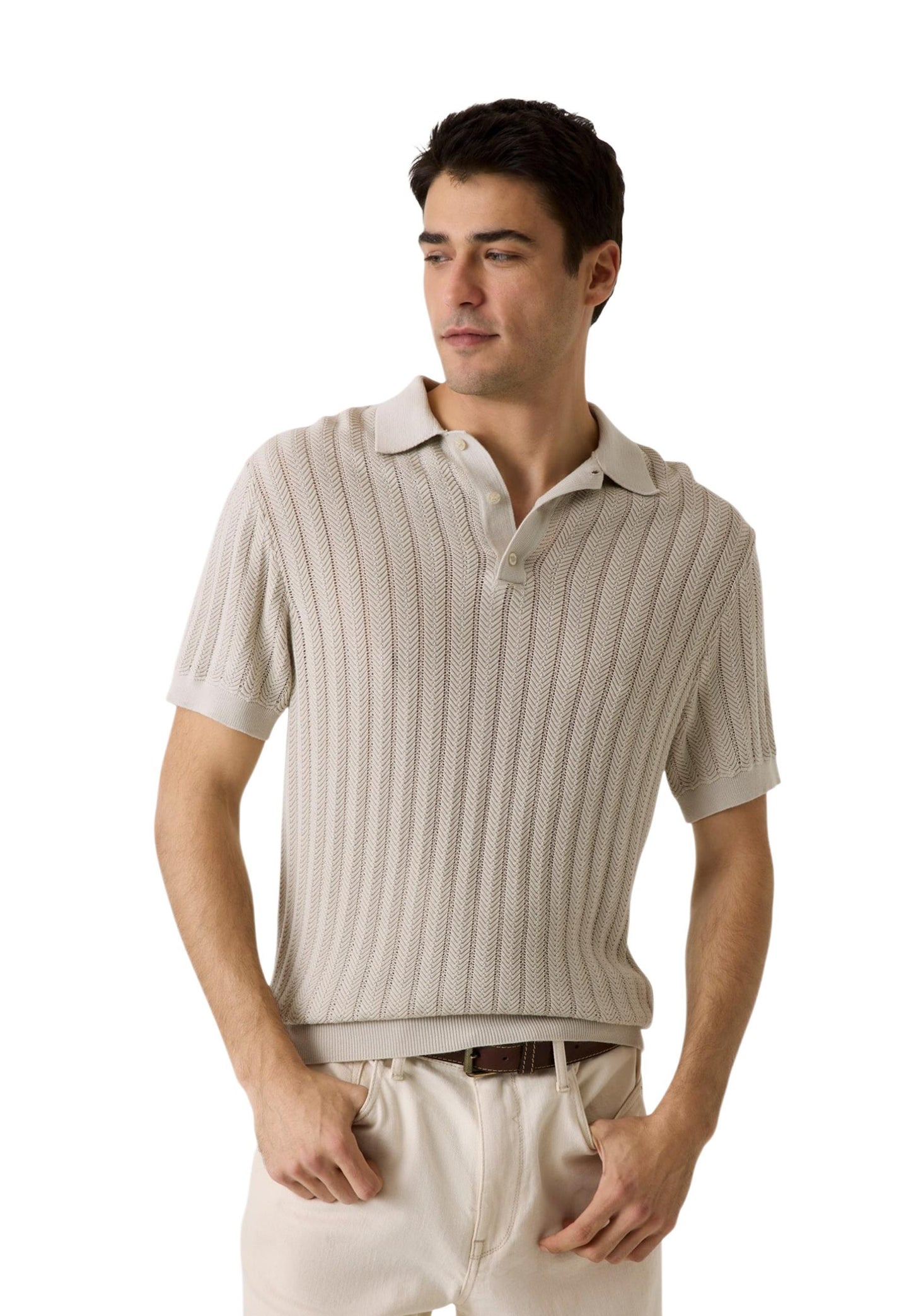 Guess Polo Uomo Guess M6GR05 Z0558 beige  beige