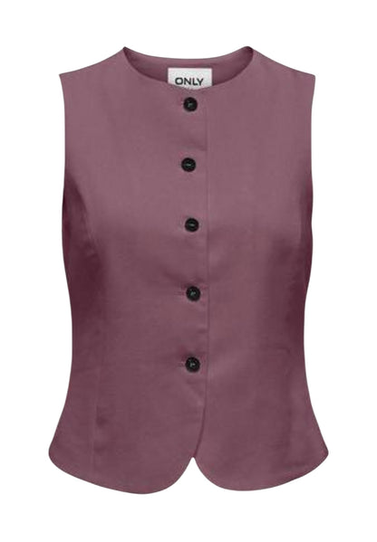 Only Gilet Donna Only 15363724 bordeaux  bordeaux