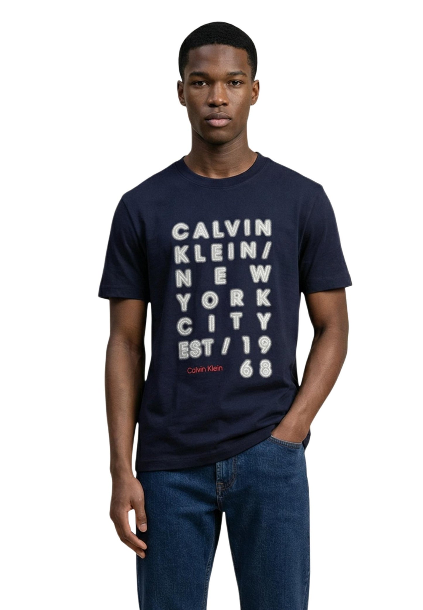 Calvin Klein Jeans T-Shirt Uomo Calvin Klein Jeans LV04RF814G blue  blue