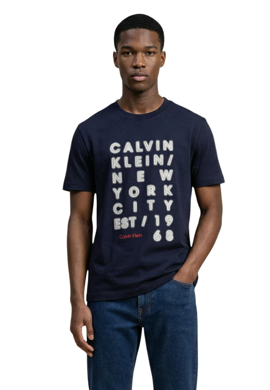 Calvin Klein Jeans T-Shirt Uomo Calvin Klein Jeans LV04RF814G blue  blue