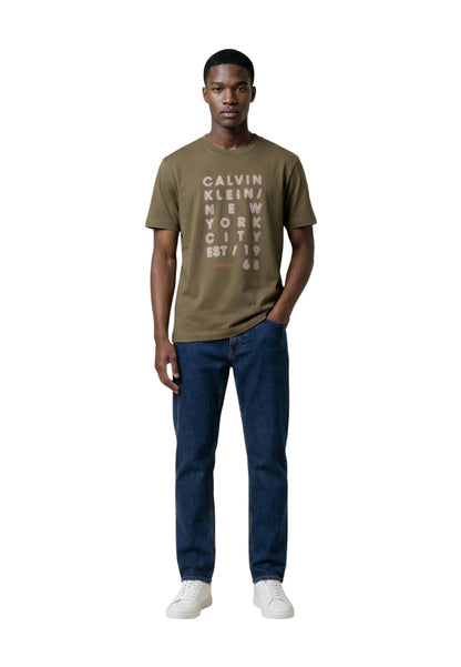 Calvin Klein Jeans T-Shirt Uomo Calvin Klein Jeans LV04RF814G green  green