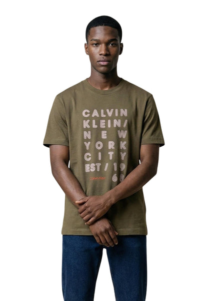 Calvin Klein Jeans T-Shirt Uomo Calvin Klein Jeans LV04RF814G green  green
