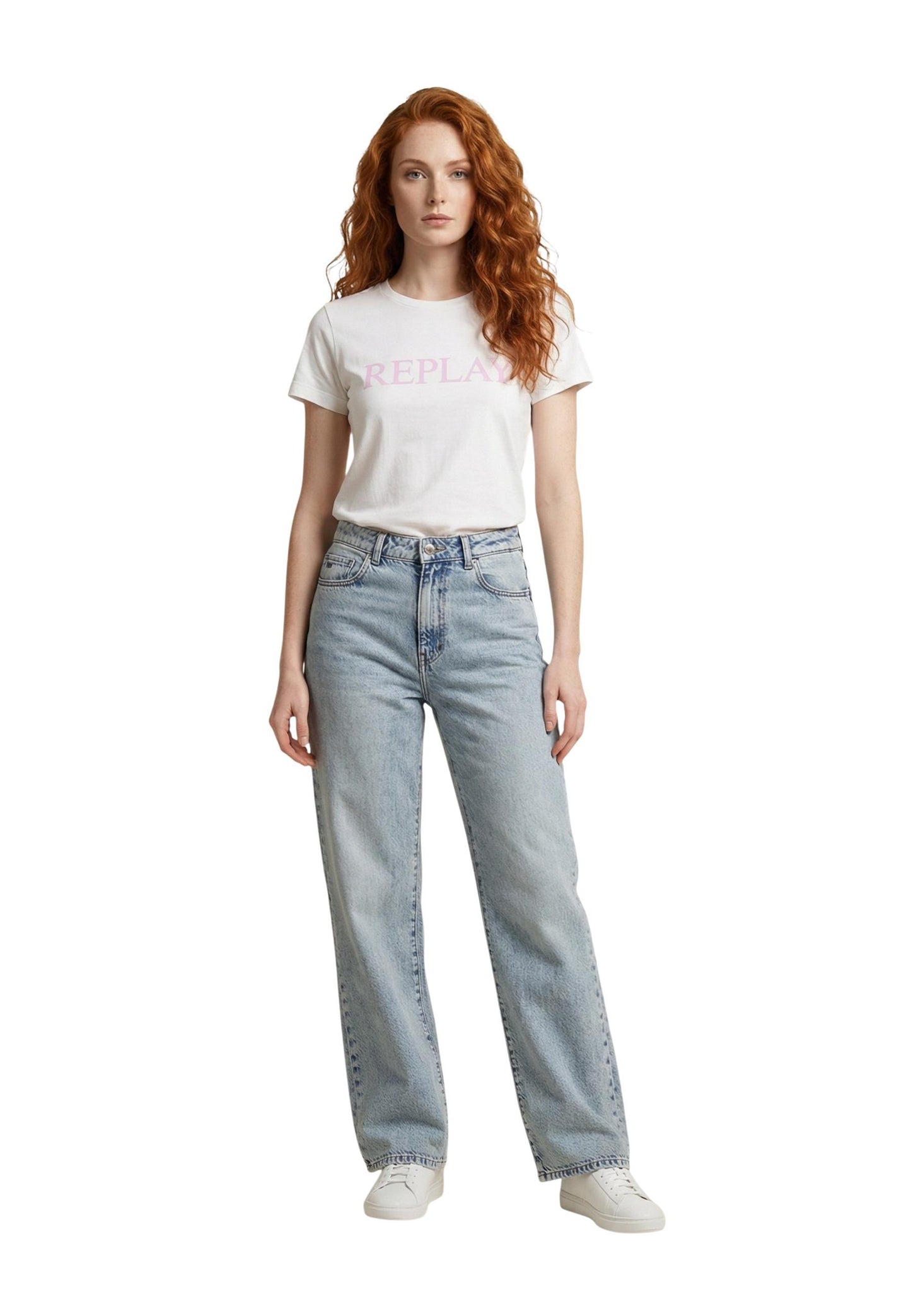 Replay T-Shirt Donna Replay W3473B.000.2660 white  white