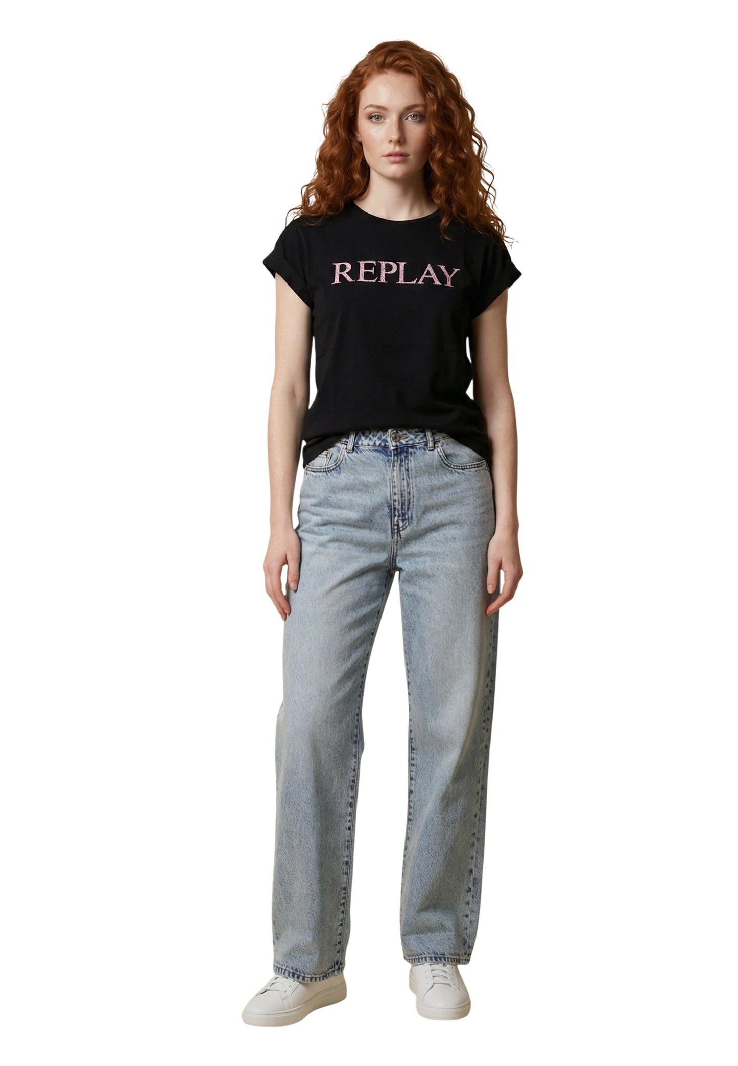 Replay T-Shirt Donna Replay W3473B.000.2660 black  black