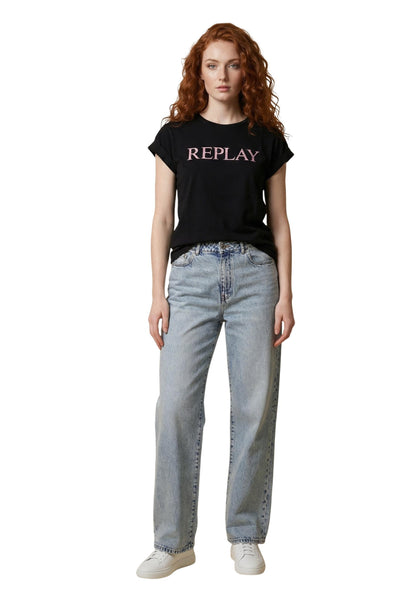 Replay T-Shirt Donna Replay W3473B.000.2660 black  black