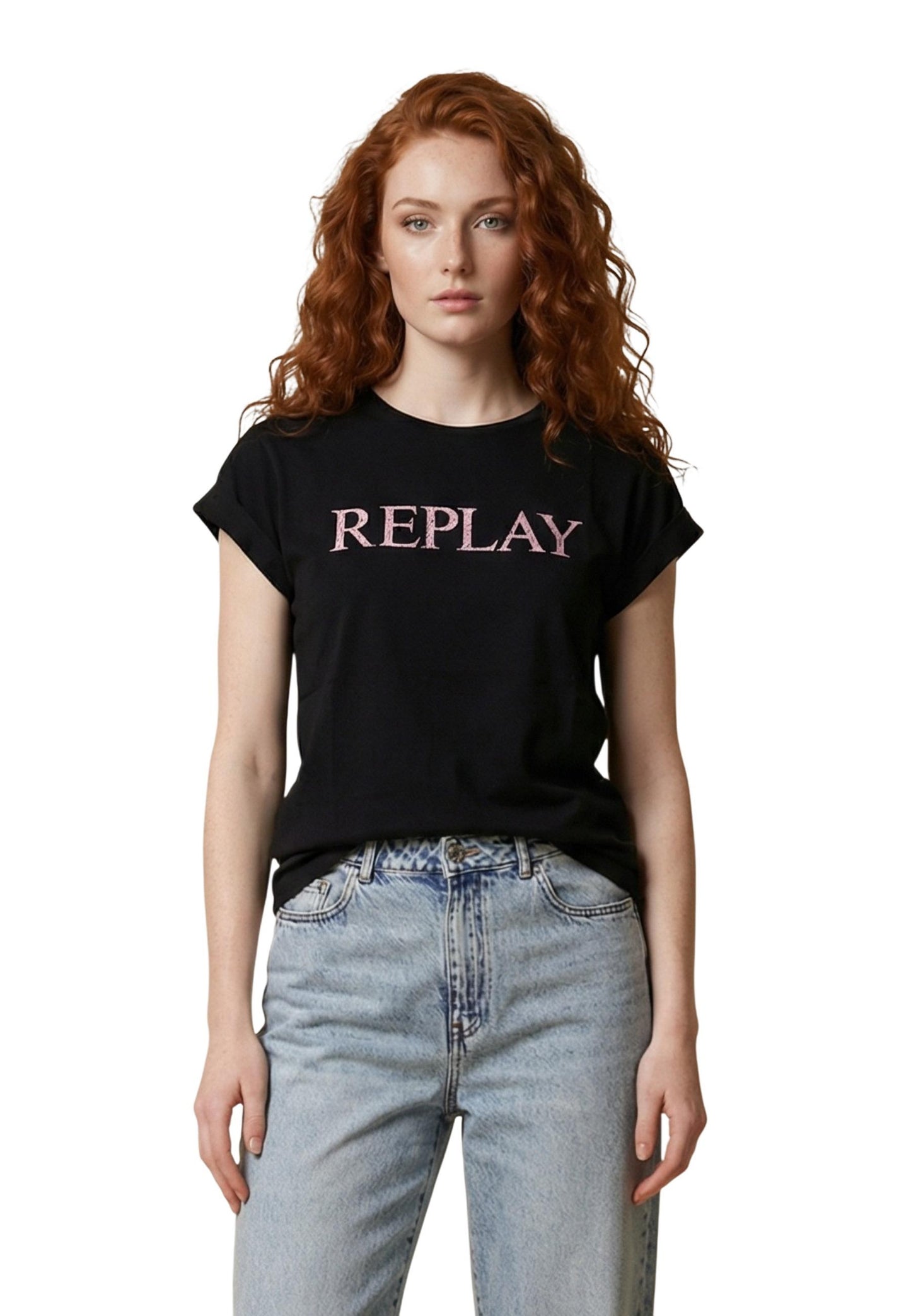 Replay T-Shirt Donna Replay W3473B.000.2660 black  black