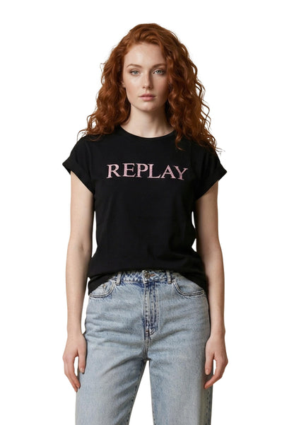 Replay T-Shirt Donna Replay W3473B.000.2660 black  black