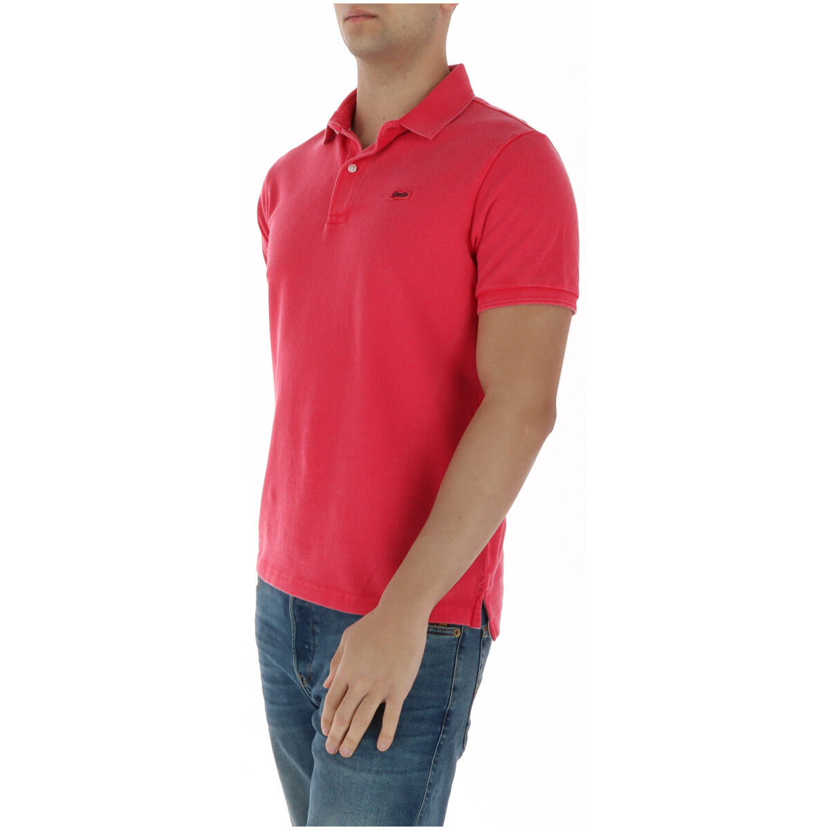 Superdry Polo Uomo Superdry M1110452A fuchsia  fuchsia