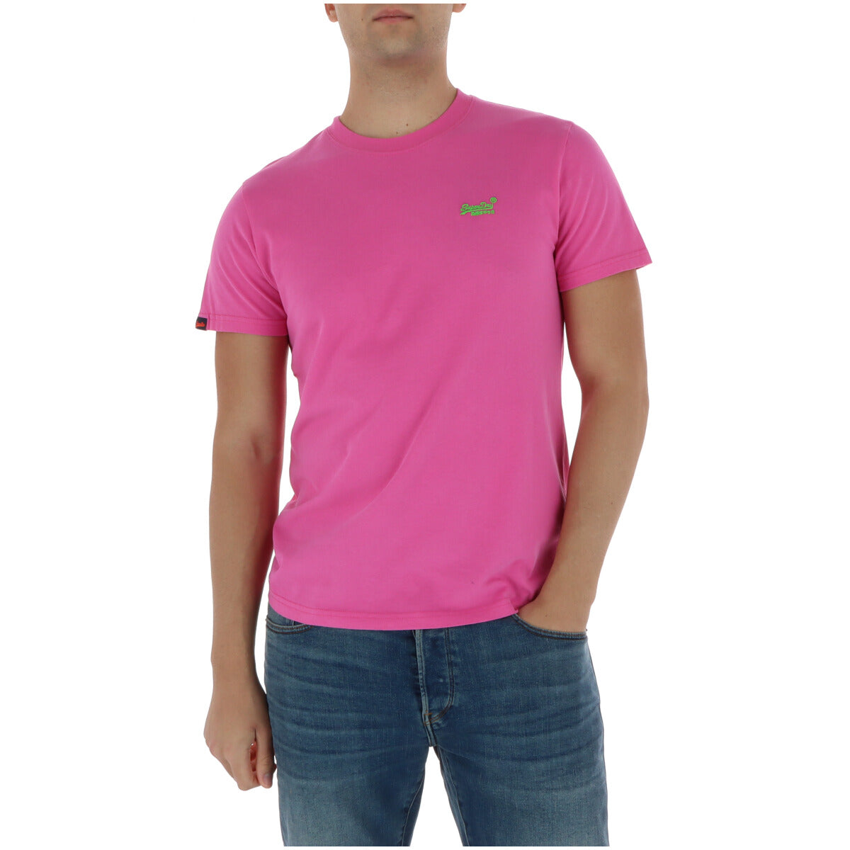 Superdry T-Shirt Uomo Superdry M1011245A pink  pink