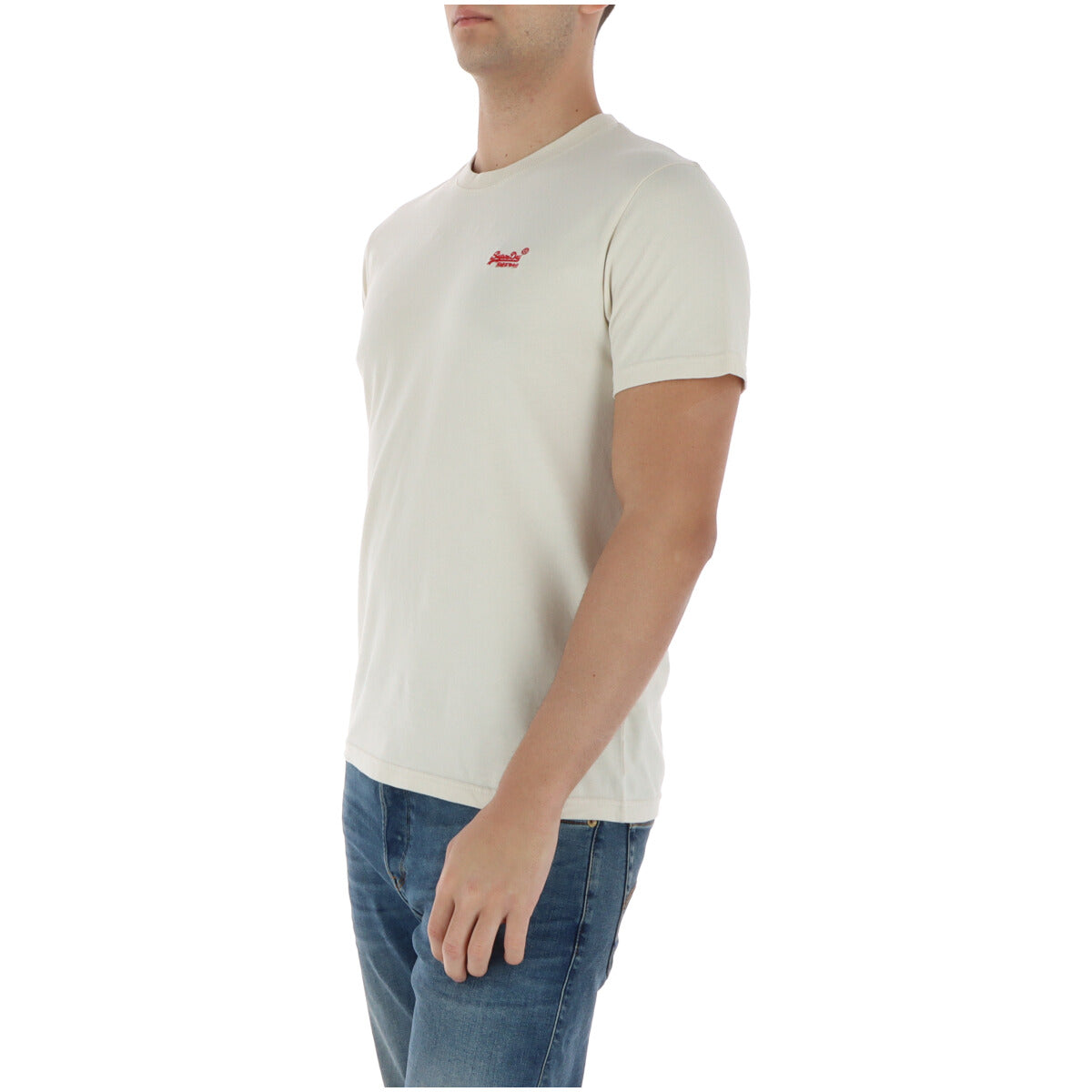 Superdry T-Shirt Uomo Superdry M1011245A beige  beige