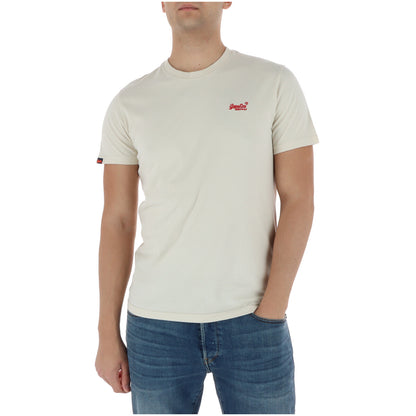 Superdry T-Shirt Uomo Superdry M1011245A beige  beige