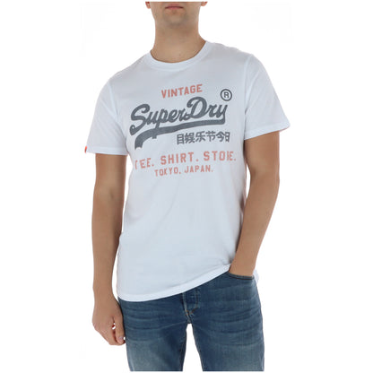 Superdry T-Shirt Uomo Superdry M1012212A white  white
