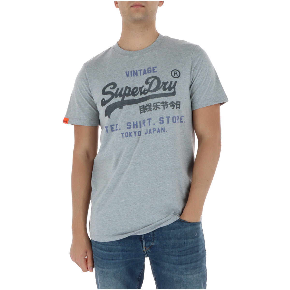 Superdry T-Shirt Uomo Superdry M1012216A grey  grey