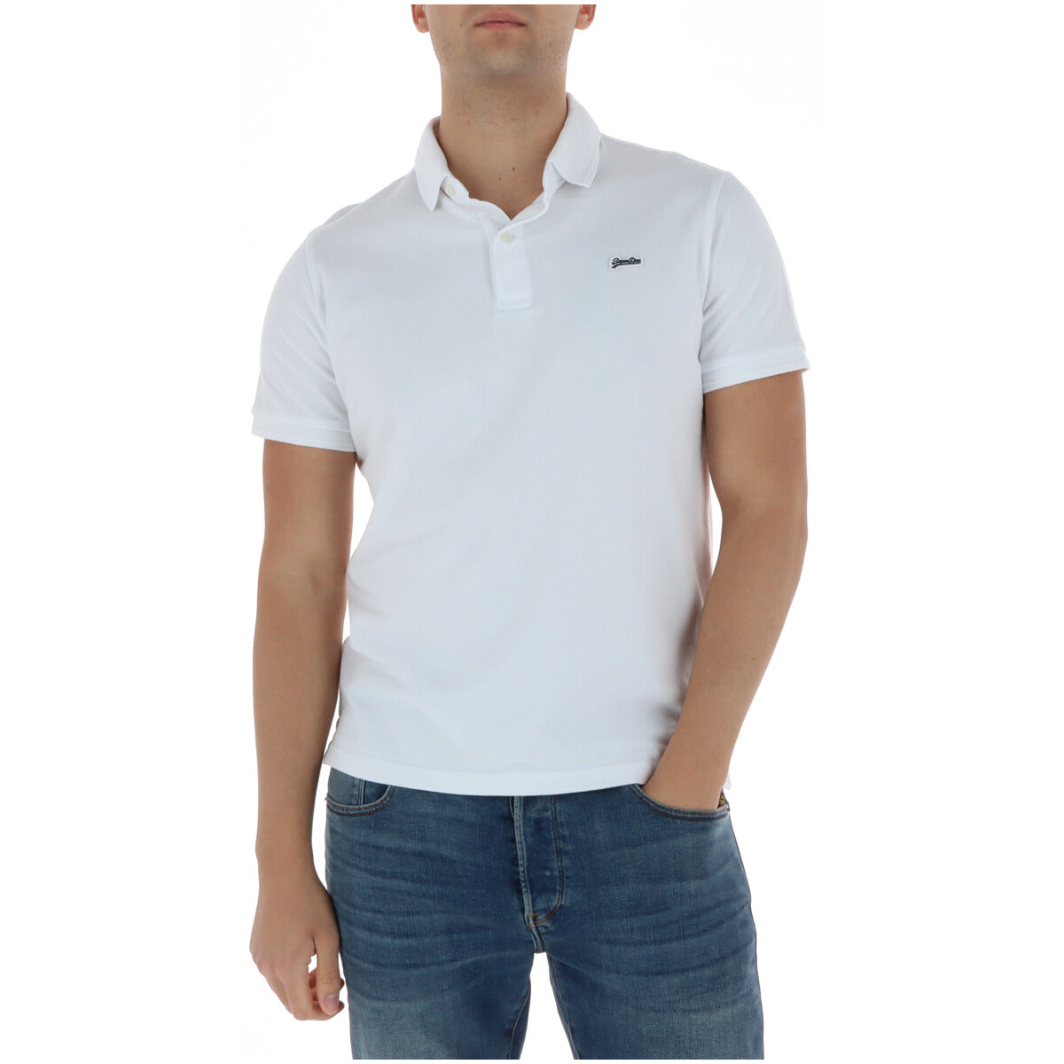 Superdry Polo Uomo Superdry M1110452A white  white